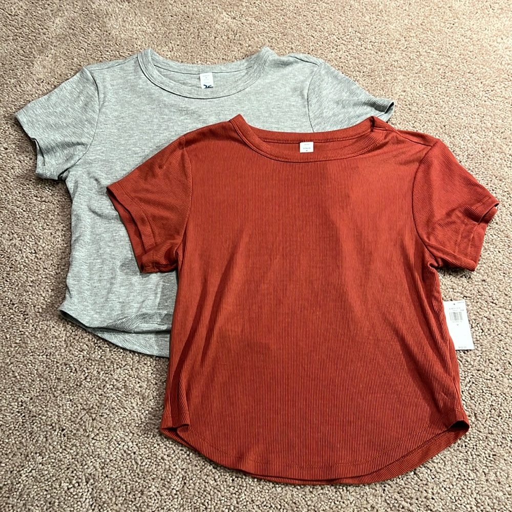 Old Navy Ultralite Ribbed SS Tees